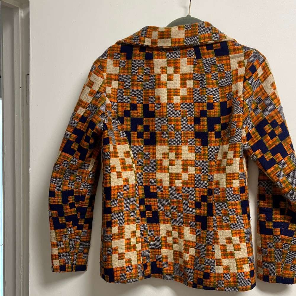Geometric Patterned Women's Blazer - image 6